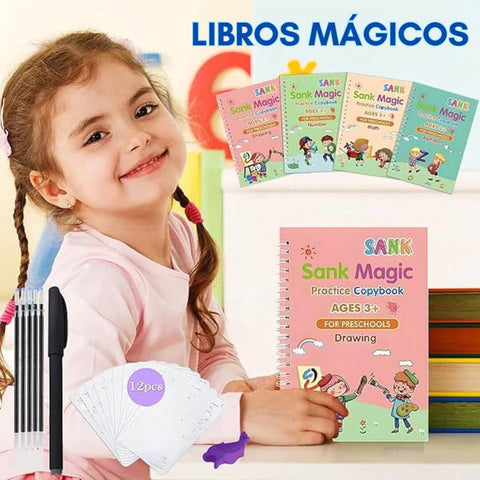 Image of 📓✨SET DE 4 CUADERNOS MÁGICOS🧙 ✨